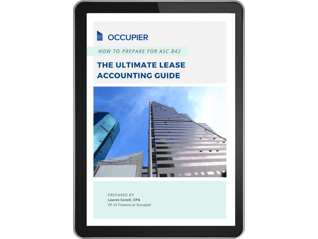 Occupier - The Ultimate Lease Accounting Guide